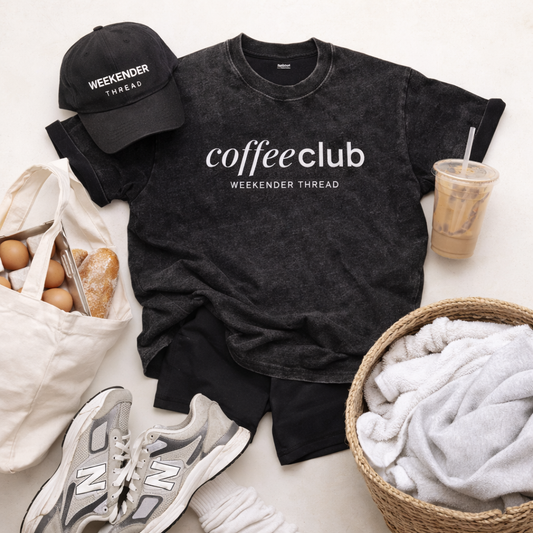 Coffee Club Vintage Wash Tee