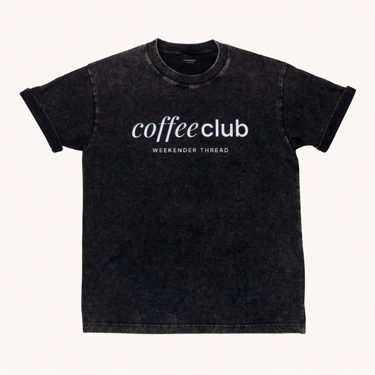Coffee Club Vintage Wash Tee